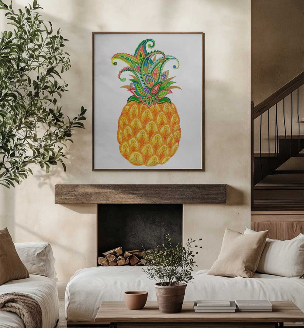 PAISLEY PINEAPPLE , KITCHEN POSTERS