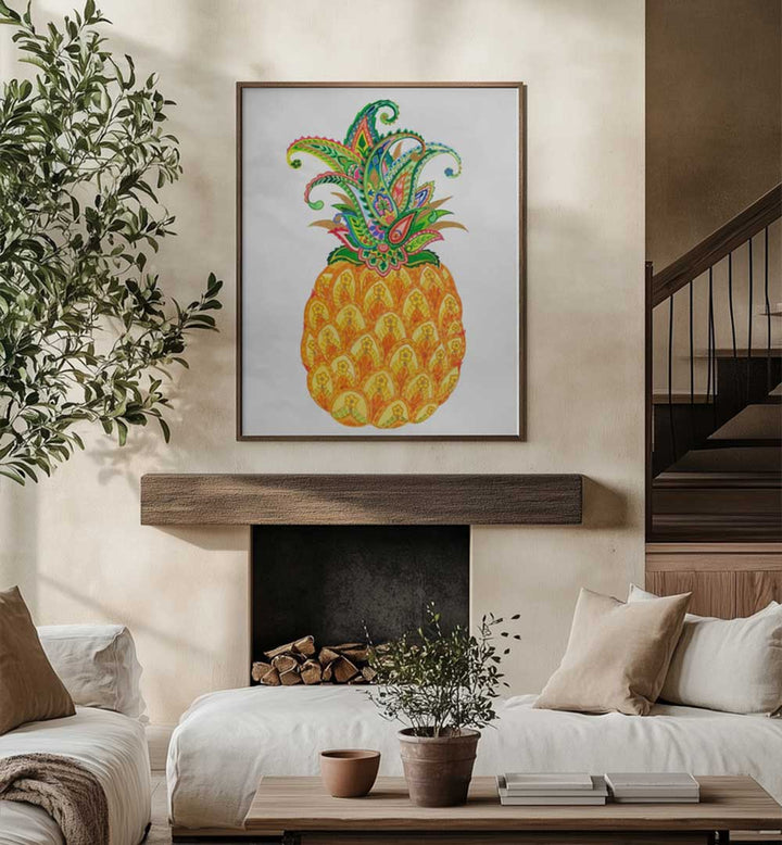 PAISLEY PINEAPPLE , KITCHEN POSTERS