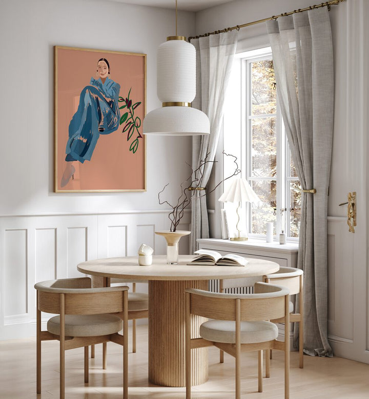 Stylish setting featuring PAJAMA CHIC II, PORTRAITS, blending comfort with elegance in home decor.