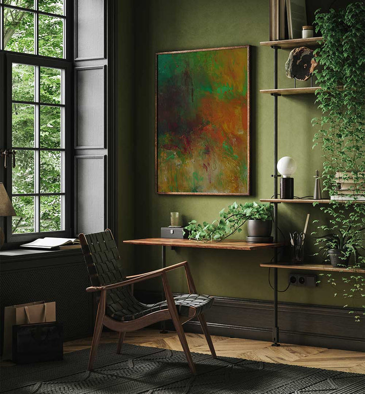 Transform your space with PARADISE II, ABSTRACT PAINTINGS, adding a sophisticated modern touch to your decor.