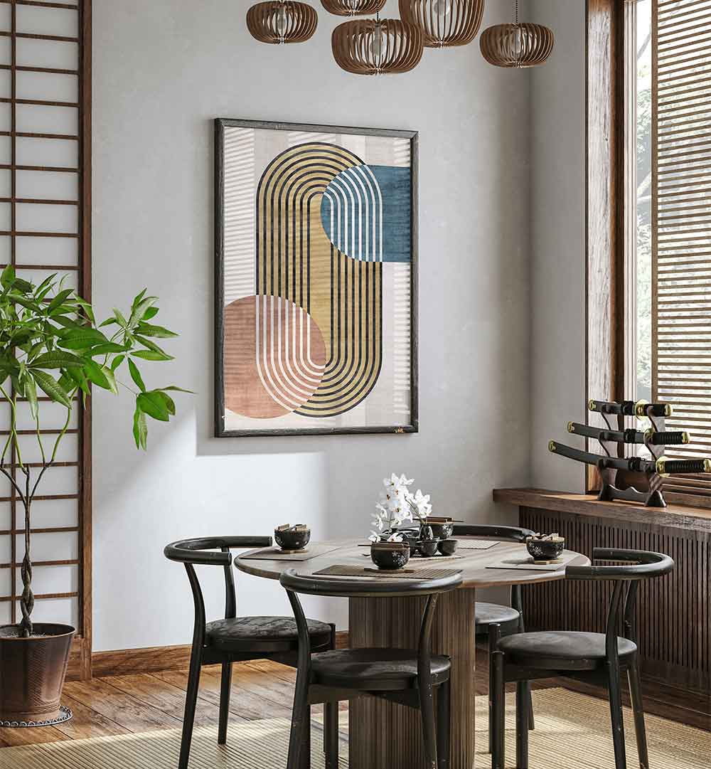 PARALLEL HARMONY , GEOMETRIC ART PRINTS