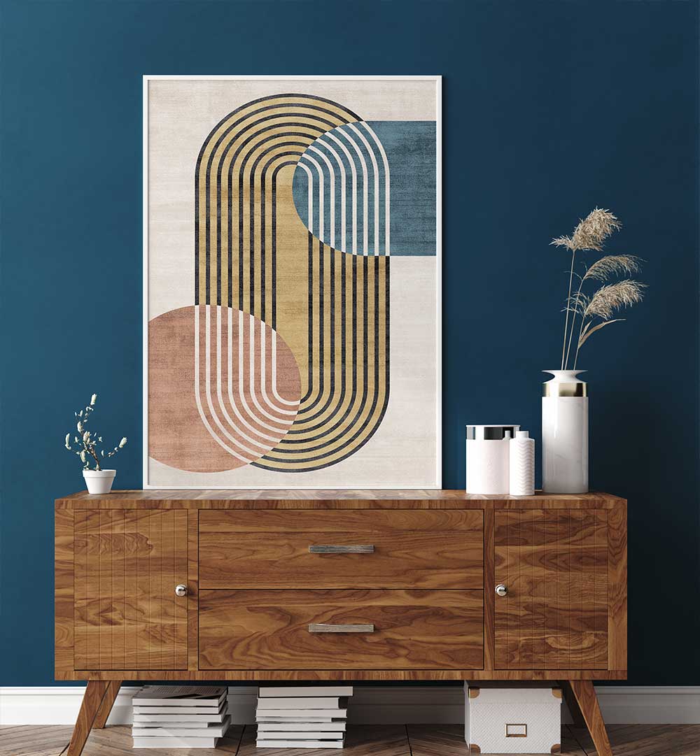 PARALLEL HARMONY , GEOMETRIC ART PRINTS