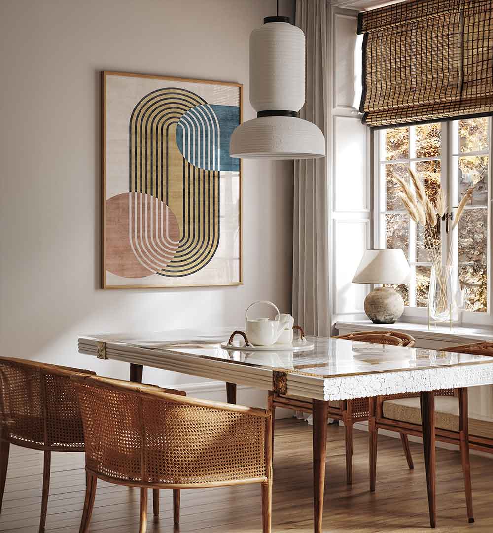 PARALLEL HARMONY , GEOMETRIC ART PRINTS
