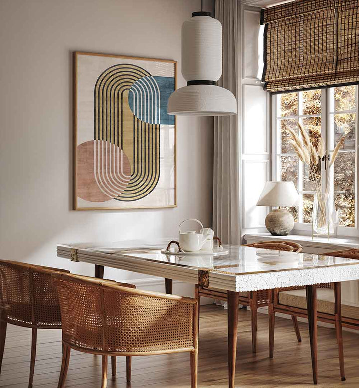 PARALLEL HARMONY , GEOMETRIC ART PRINTS