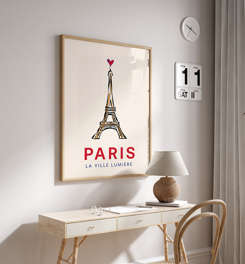 PARIS LA VILLE LUMIÈRE , TRAVEL POSTERS