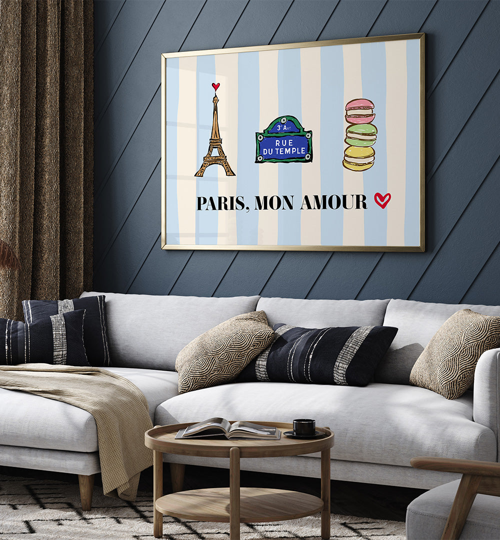 PARIS MON AMOUR , FASHION POSTERS