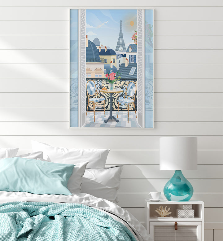 PARIS TERRACE , TRAVEL POSTERS