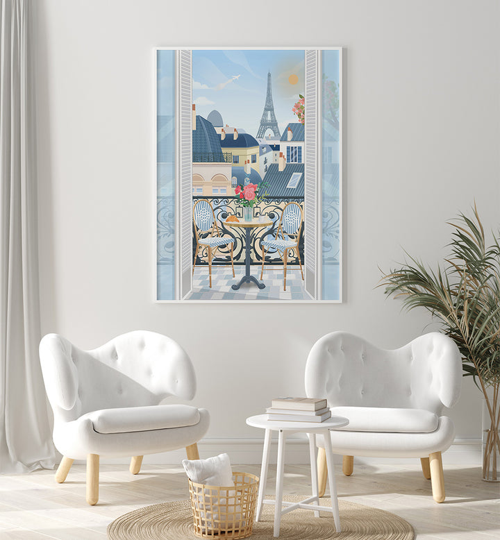PARIS TERRACE , TRAVEL POSTERS