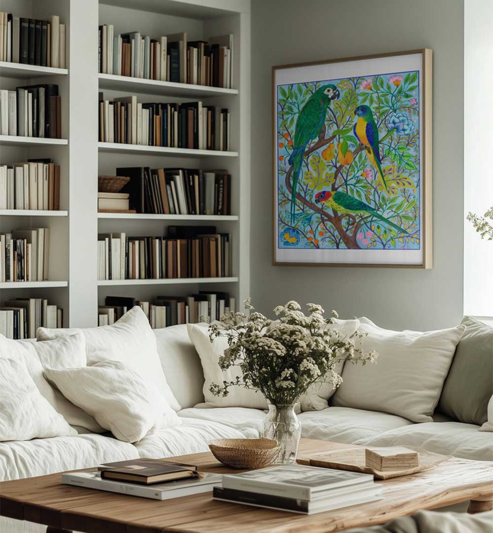 PARROTS , ANIMAL PAINTINGS