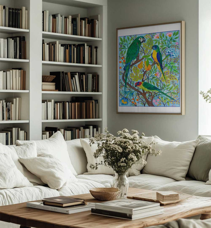PARROTS , ANIMAL PAINTINGS