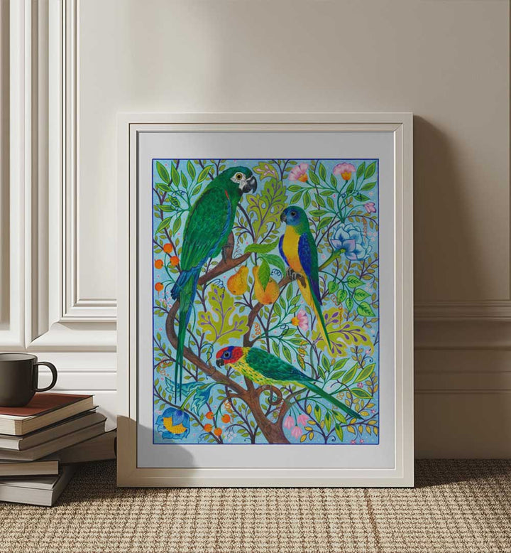 PARROTS , ANIMAL PAINTINGS