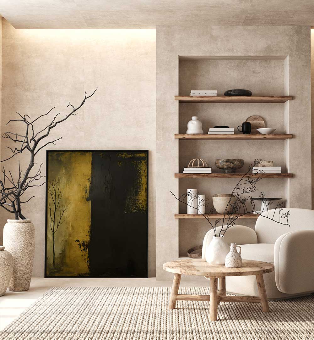 PARTITIONED DUSK , EXPRESSIONISM PAINTINGS