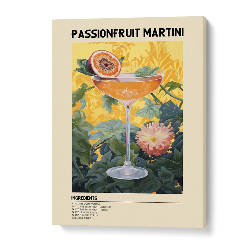 Passionate Bliss Passionfruit Martini Bar & Cafe Art Artwork in Gallery Wrap