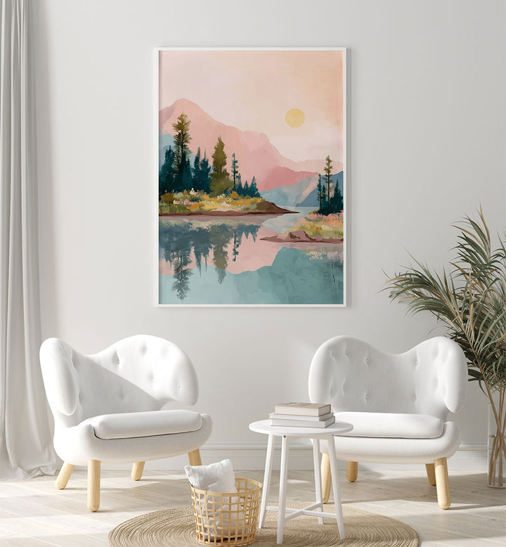 PASTEL MODERN LAKE