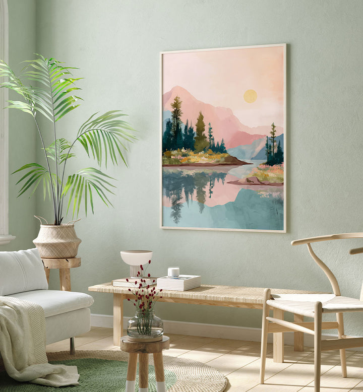 PASTEL MODERN LAKE