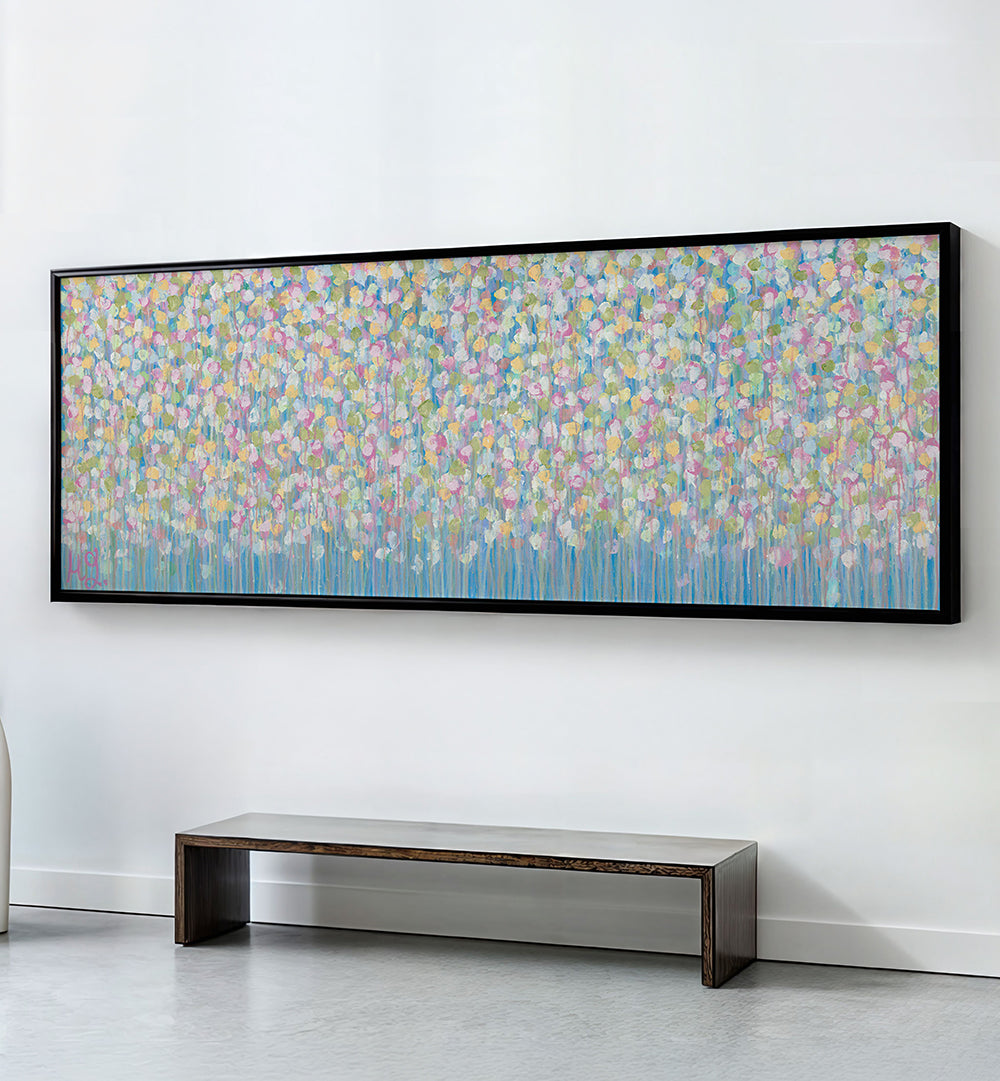 PASTEL RAIN , PANORAMIC ART