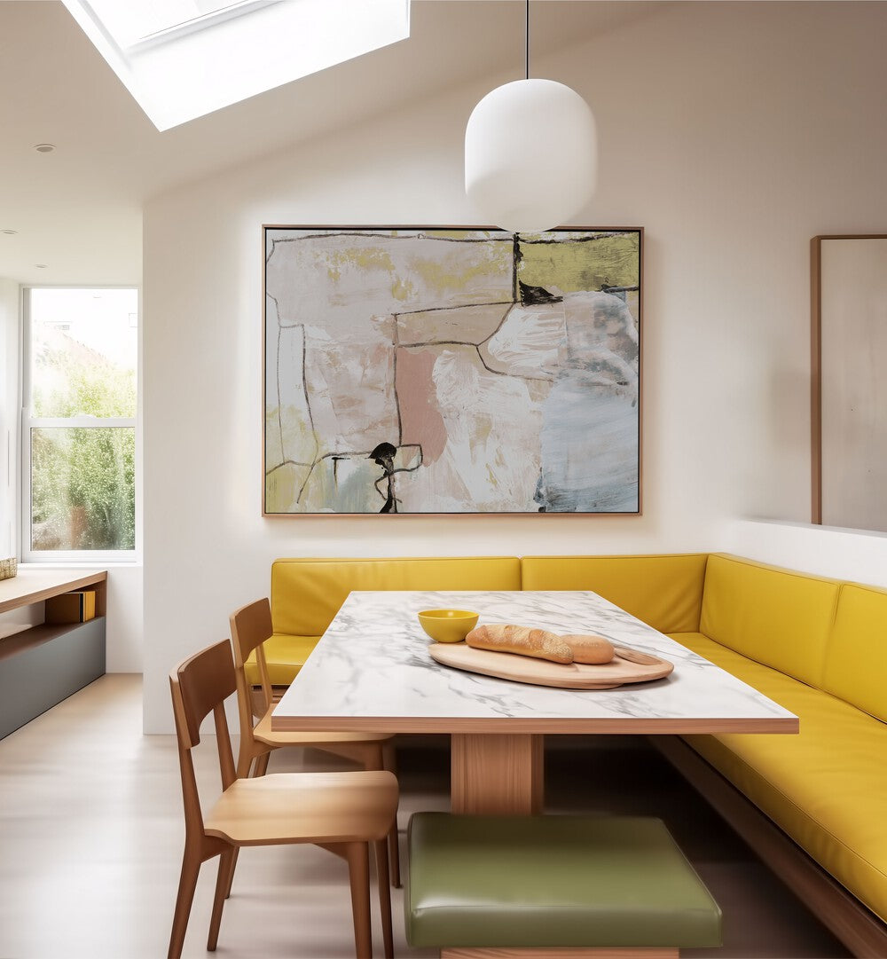 Vibrant PATCHES, ABSTRACT PAINTINGS enhance modern spaces with captivating color and creativity. Perfect for any decor.