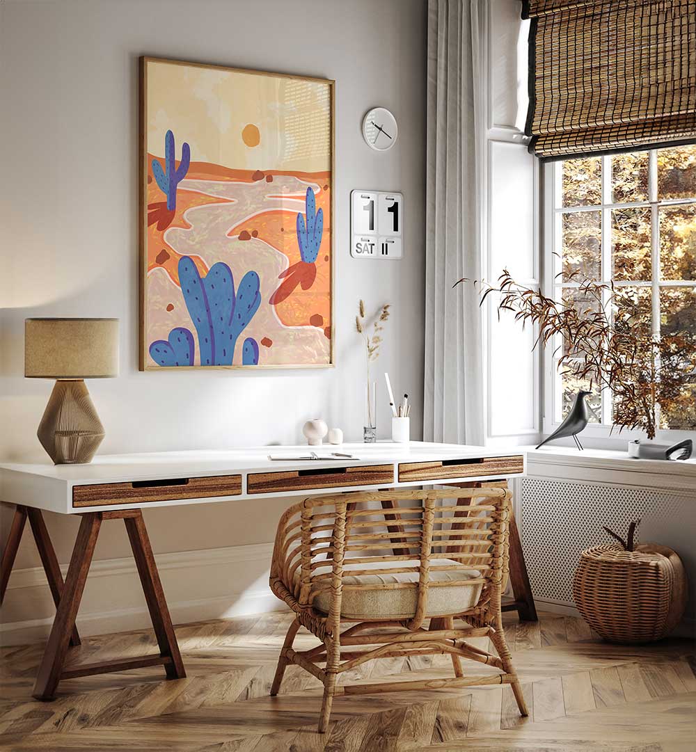 PATH THROUGH THE PAINTED DESERT , LANDSCAPE PAINTINGS