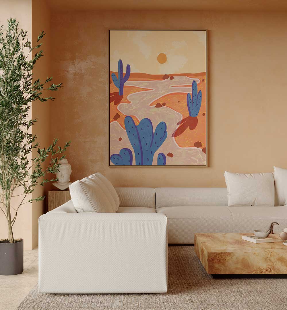 PATH THROUGH THE PAINTED DESERT , LANDSCAPE PAINTINGS