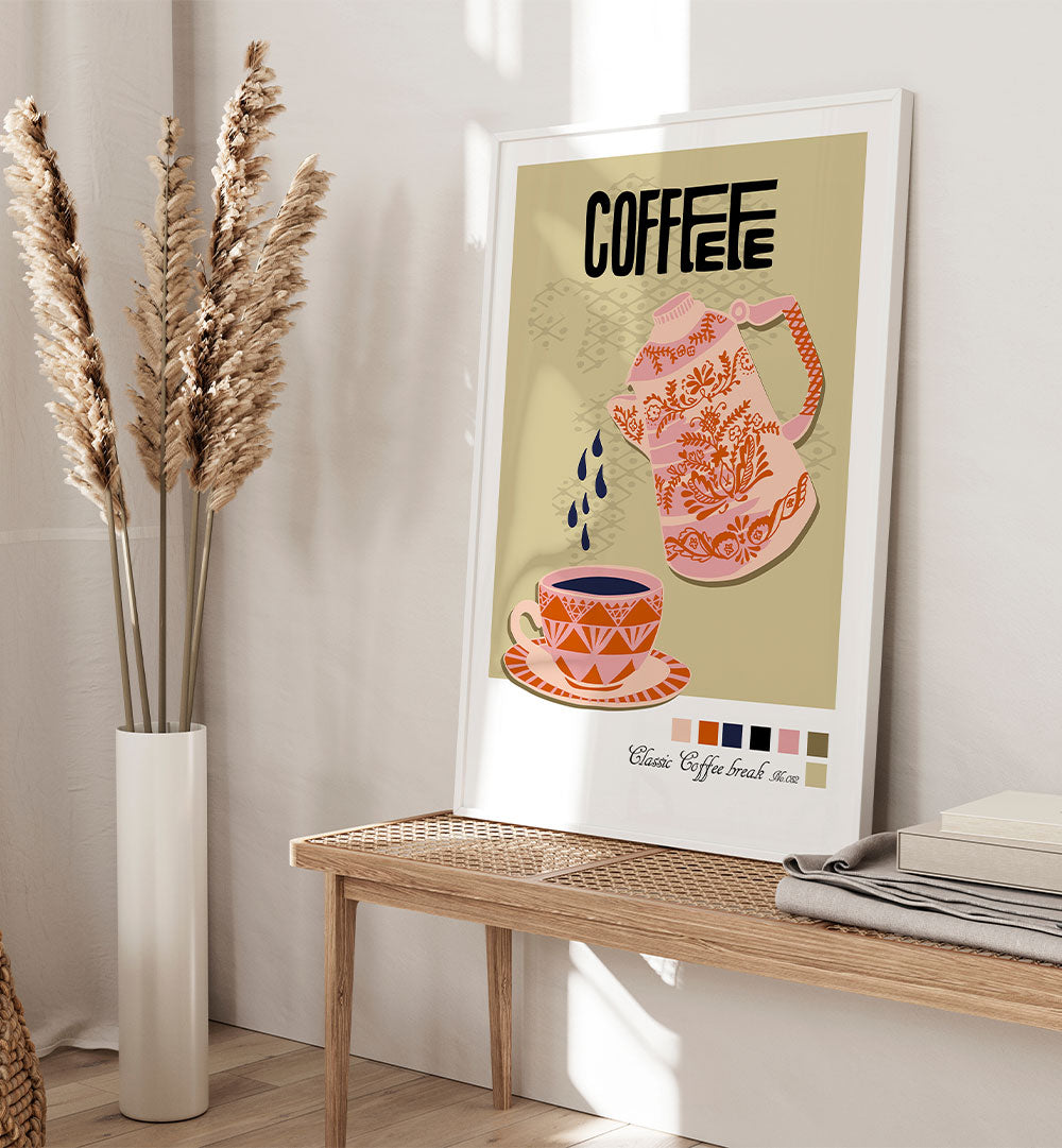 PATTERNED COFFEE POUR