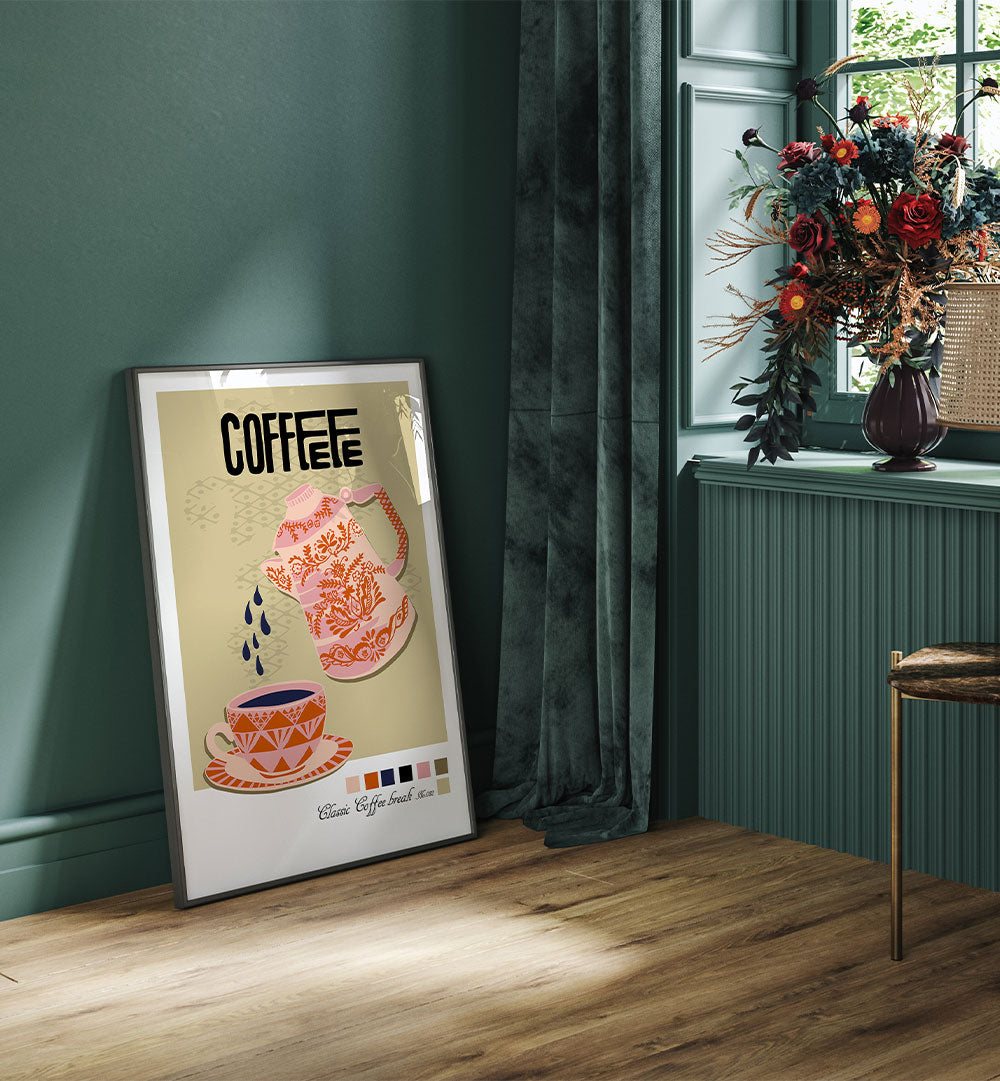 PATTERNED COFFEE POUR