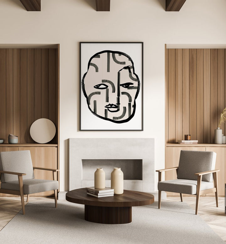 Stylish decor featuring PATTERN HEAD II, PORTRAITS, perfect for enhancing any creative workspace.