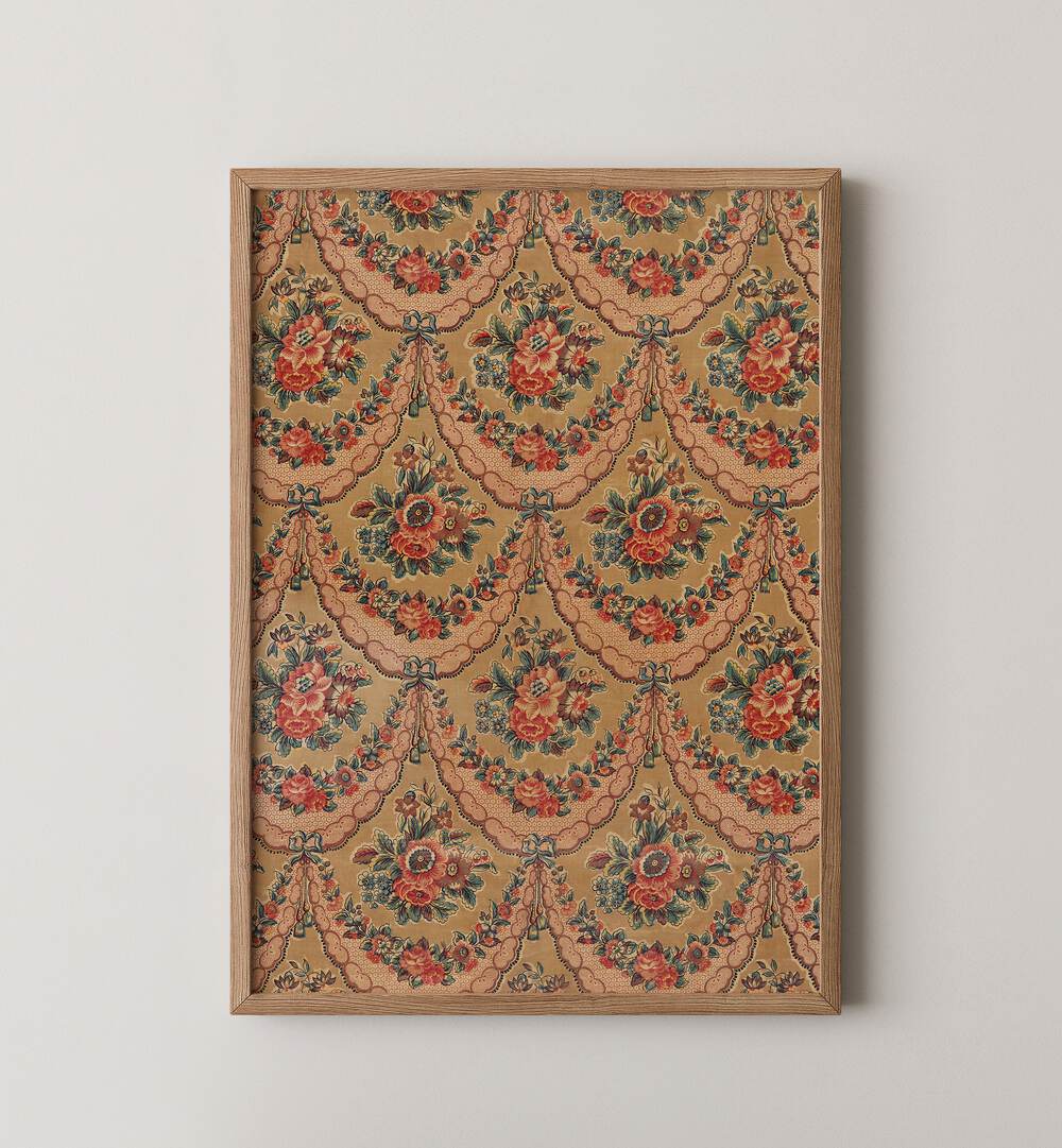 Elegant floral design of the PATTERNS SET GALLERY WALL, perfect for enhancing gallery walls with artistic flair.