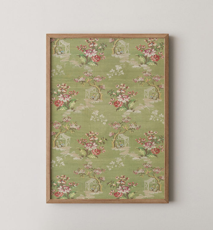 Create a stunning PATTERNS SET GALLERY WALL with this elegant artwork showcasing intricate floral patterns.