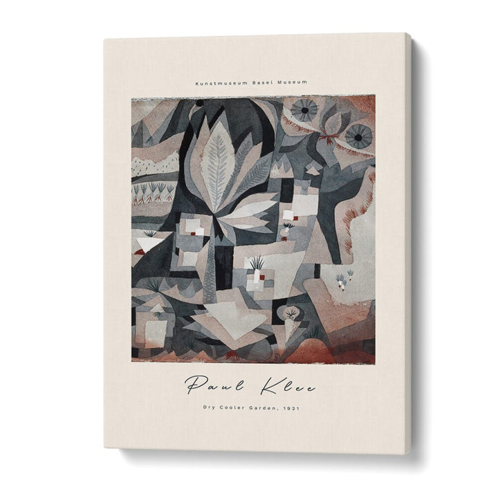 Paul Klee's "Dry Cooler Garden" - 1921 Paul klees art painting Artwork in Gallery Wrap