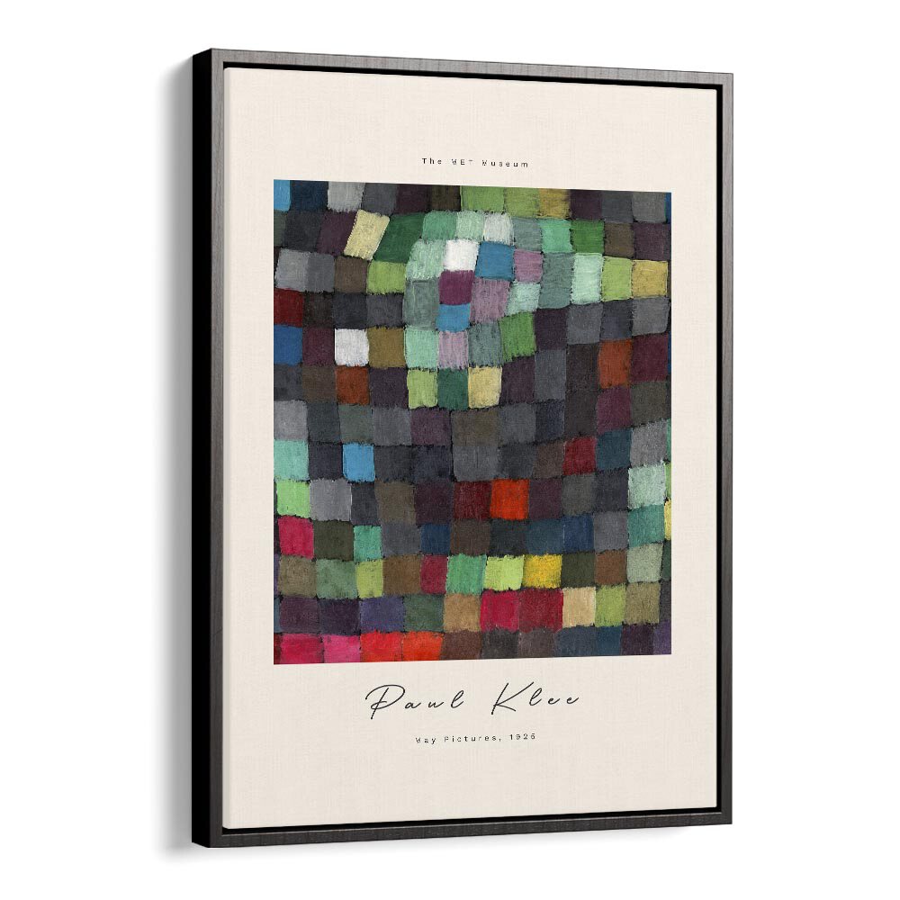 Paul Klee's May Pictures Of 1925 Paul klees art painting Artwork in Black Floater Frame