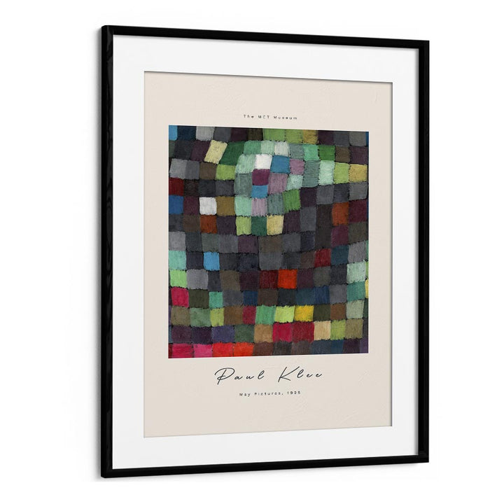 Paul Klee's May Pictures Of 1925 Paul klees art painting Artwork in Black Frame With Mount