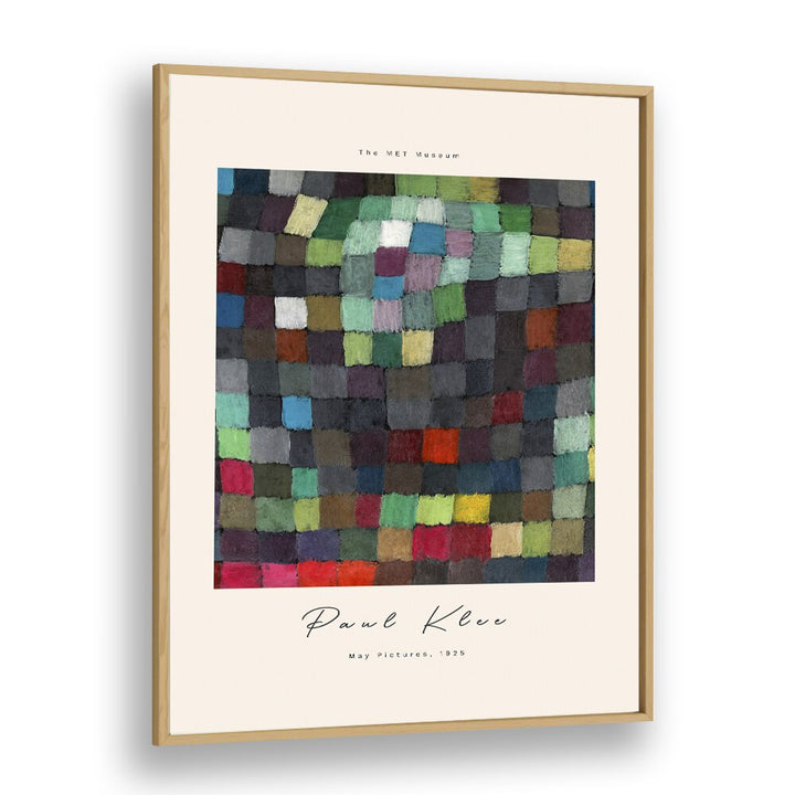 Paul Klee's May Pictures Of 1925 Paul klees art painting Artwork in Oak Wood Plain Frame