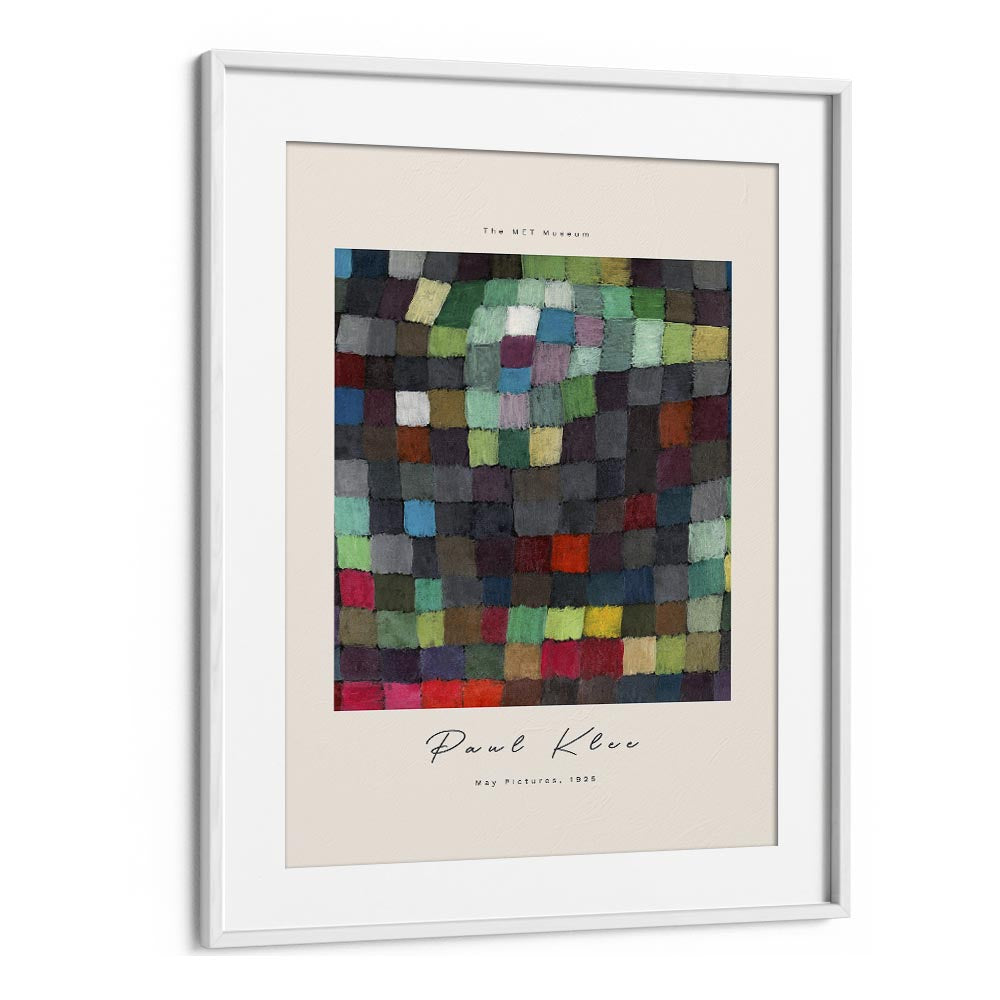 Paul Klee's May Pictures Of 1925 Paul klees art painting Artwork in White frame With Mount