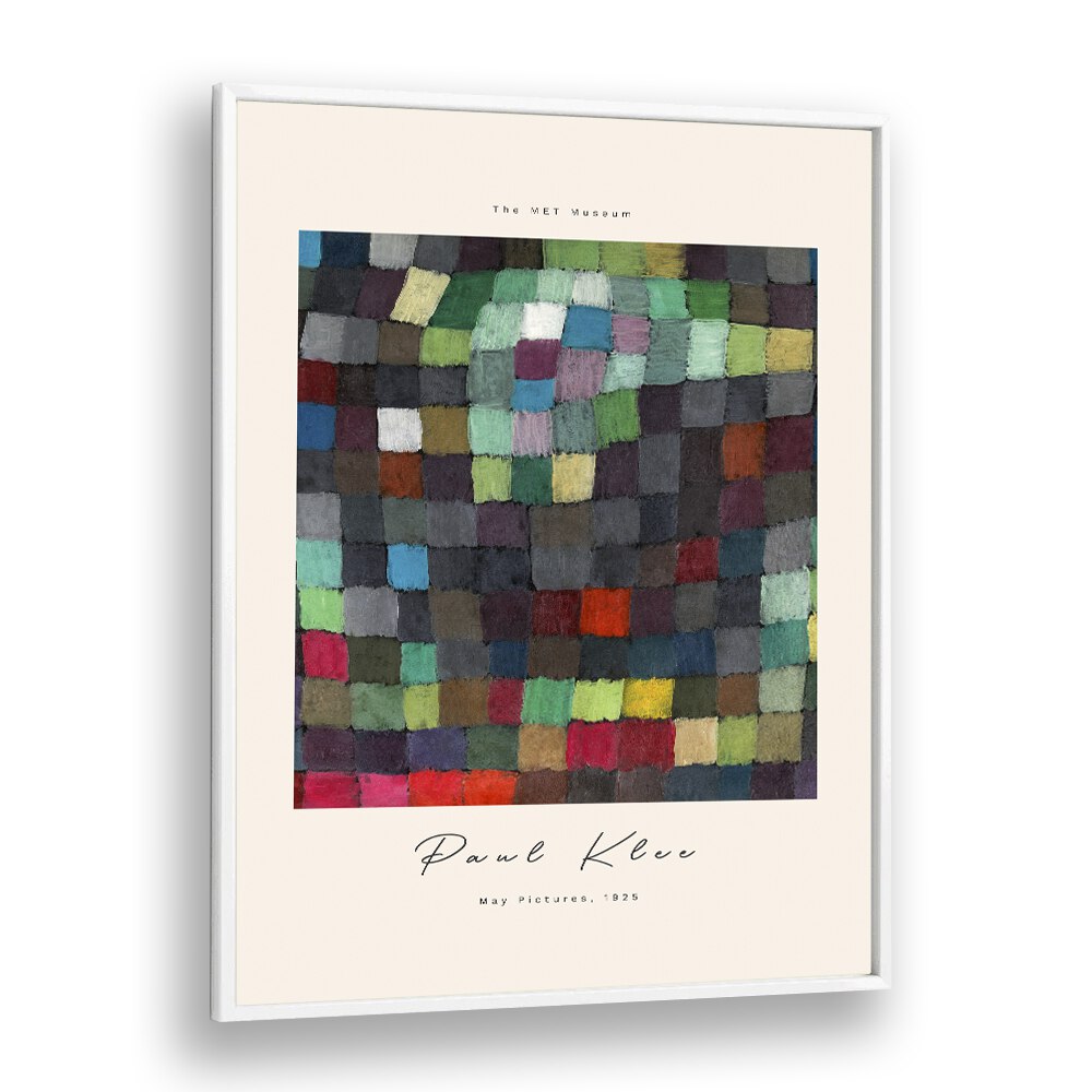 Paul Klee's May Pictures Of 1925 Paul klees art painting Artwork in White Plain Frame