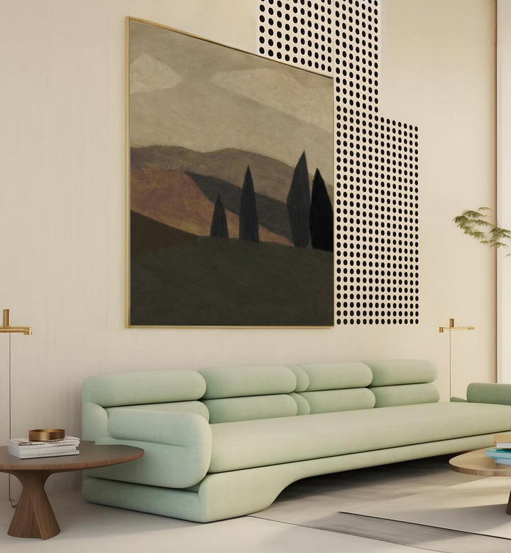 Elevate your decor with PAYSAGE II, LANDSCAPE PAINTINGS, showcasing serene natural beauty in your living space.