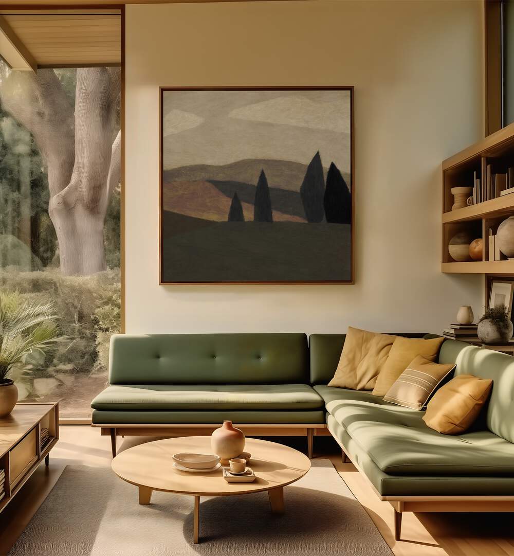 Enhance your space with PAYSAGE II, LANDSCAPE PAINTINGS, showcasing nature's beauty and serene ambiance.