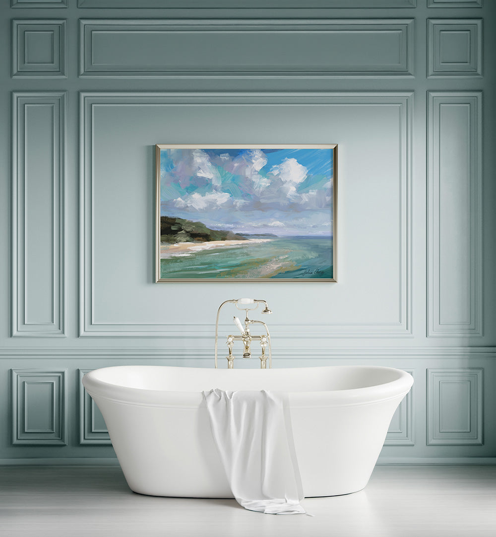 PEACEFUL BEACH SCENE