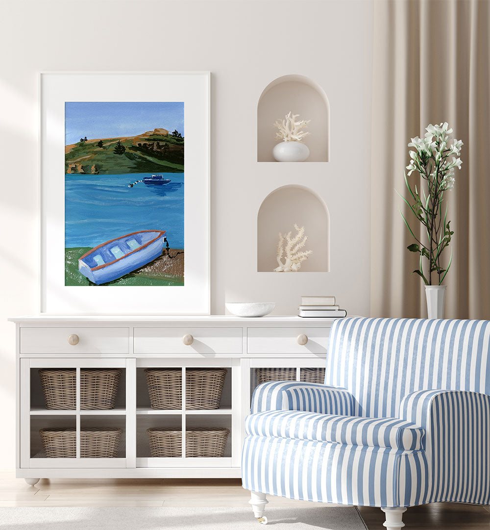 PEACEFUL COASTAL SCENE