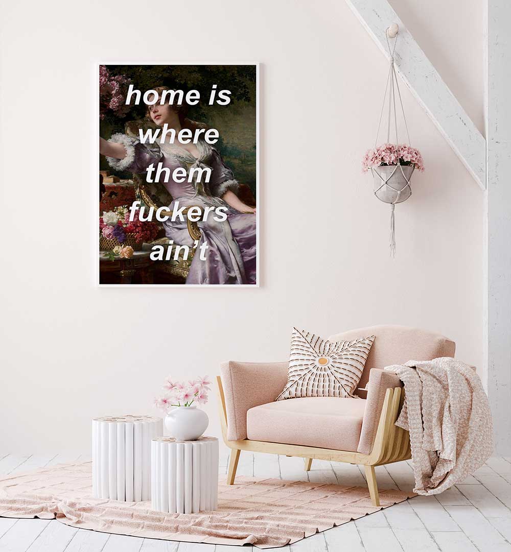 PEACEFUL SOLITUDE , ALTERED ART PRINTS