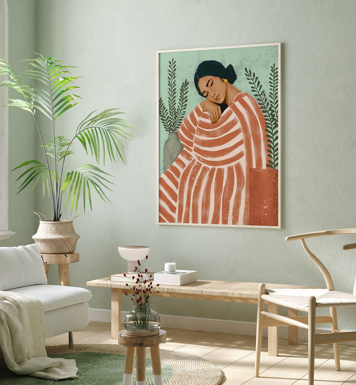PEACEFUL WOMAN RESTING