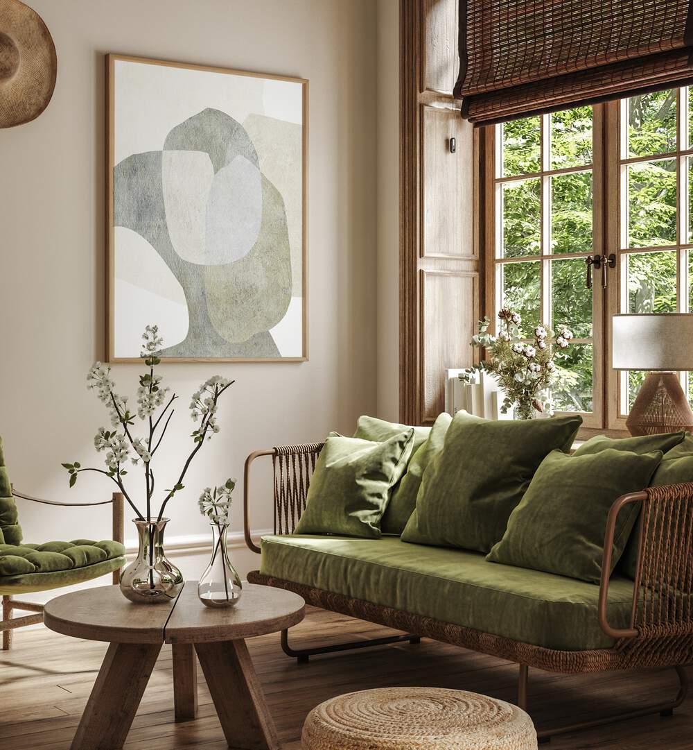 Stunning PEBBLES, ABSTRACT PAINTINGS enhance modern living spaces with elegance and unique artistic flair.