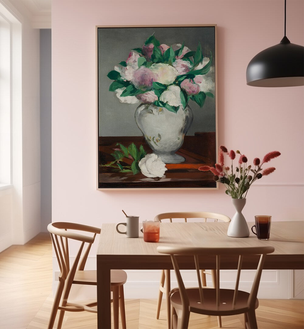 PEONIES  , VINTAGE PAINTINGS