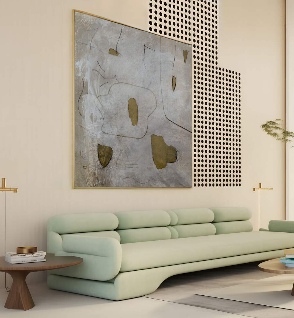 Vibrant PERPETUAL I, ABSTRACT PAINTINGS enhances modern interiors with dynamic patterns and exquisite colors.
