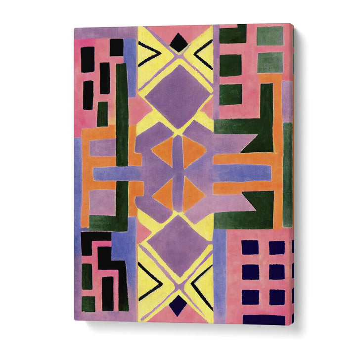 Perurug Pattern Shapes Geometric Art Artwork in Gallery Wrap