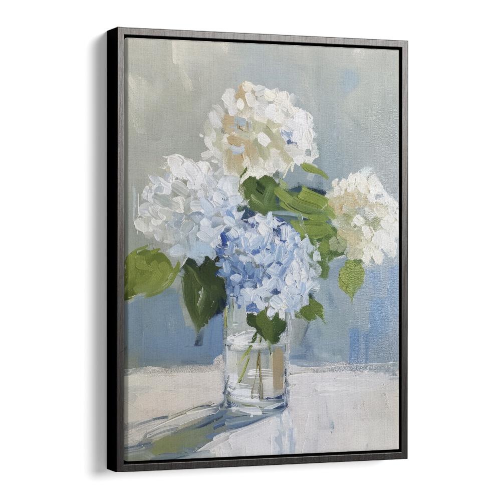 Petals In Pastel Kids Art Artwork in Black Floater Frame
