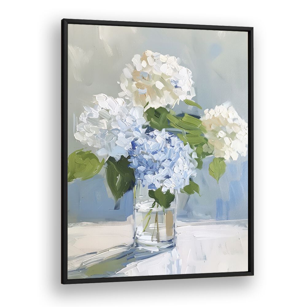 Petals In Pastel Kids art Artwork in Black Plain Frame
