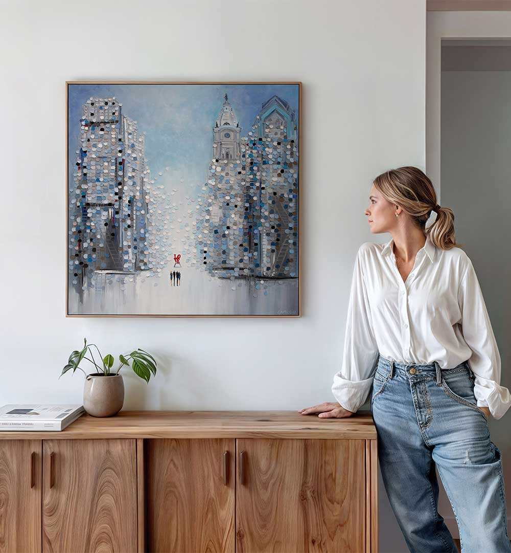 PHILADELPHIA , MODERN IMPRESSIONISM PAINTINGS