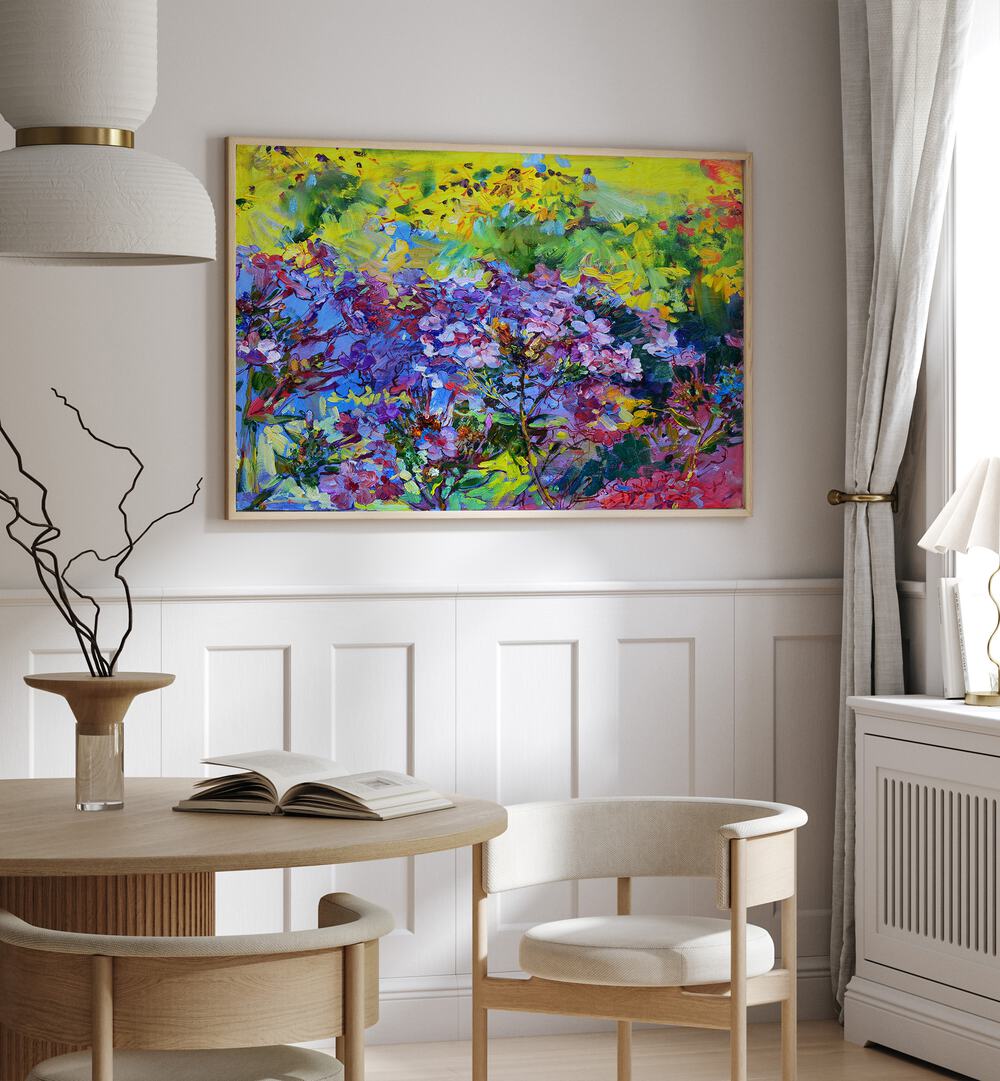 Vibrant PHLOXES, FLORAL FLOWER PAINTINGS brighten any space with colorful blooms, perfect for home décor.