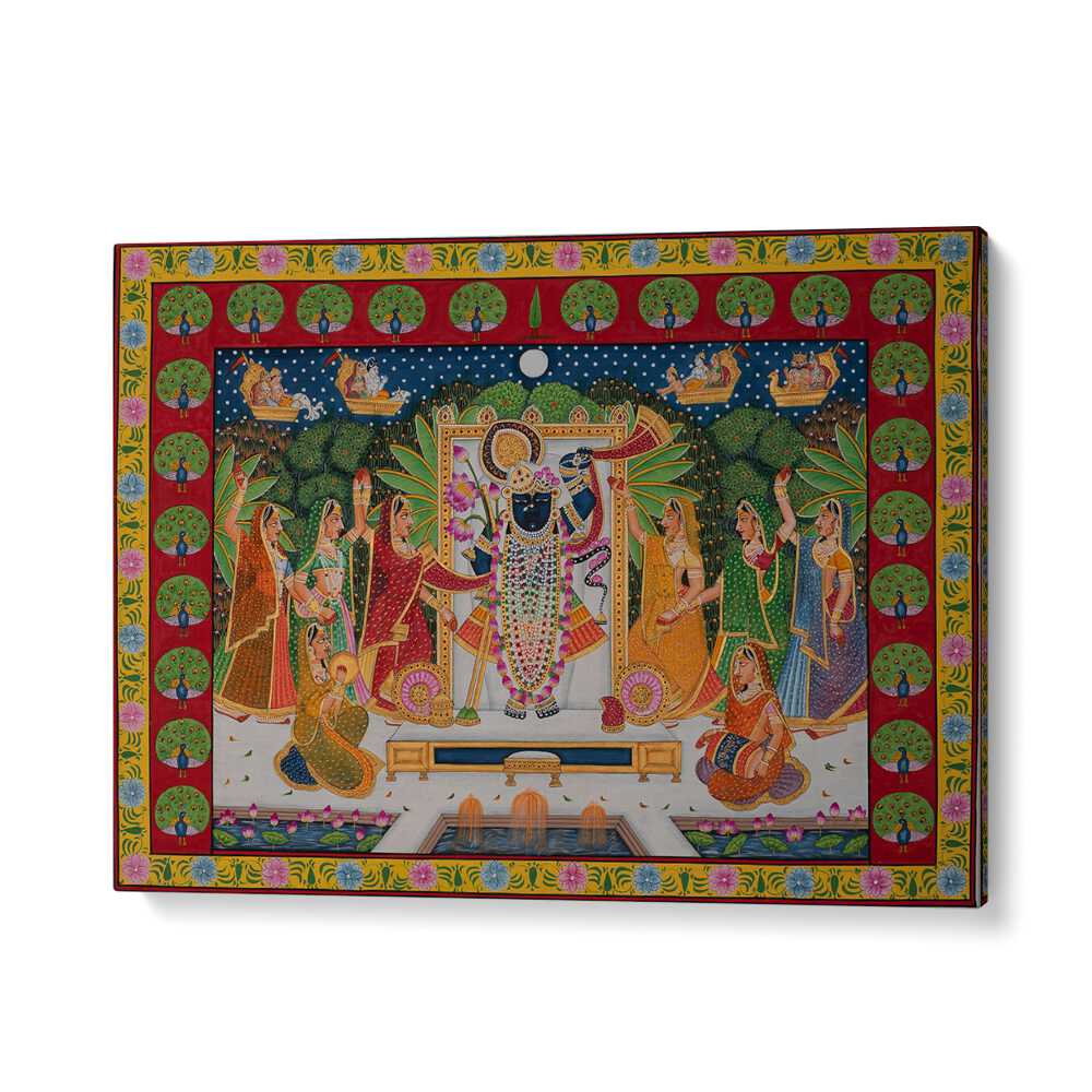 Pichwai Art VI Indian art painting Artwork in Gallery Wrap