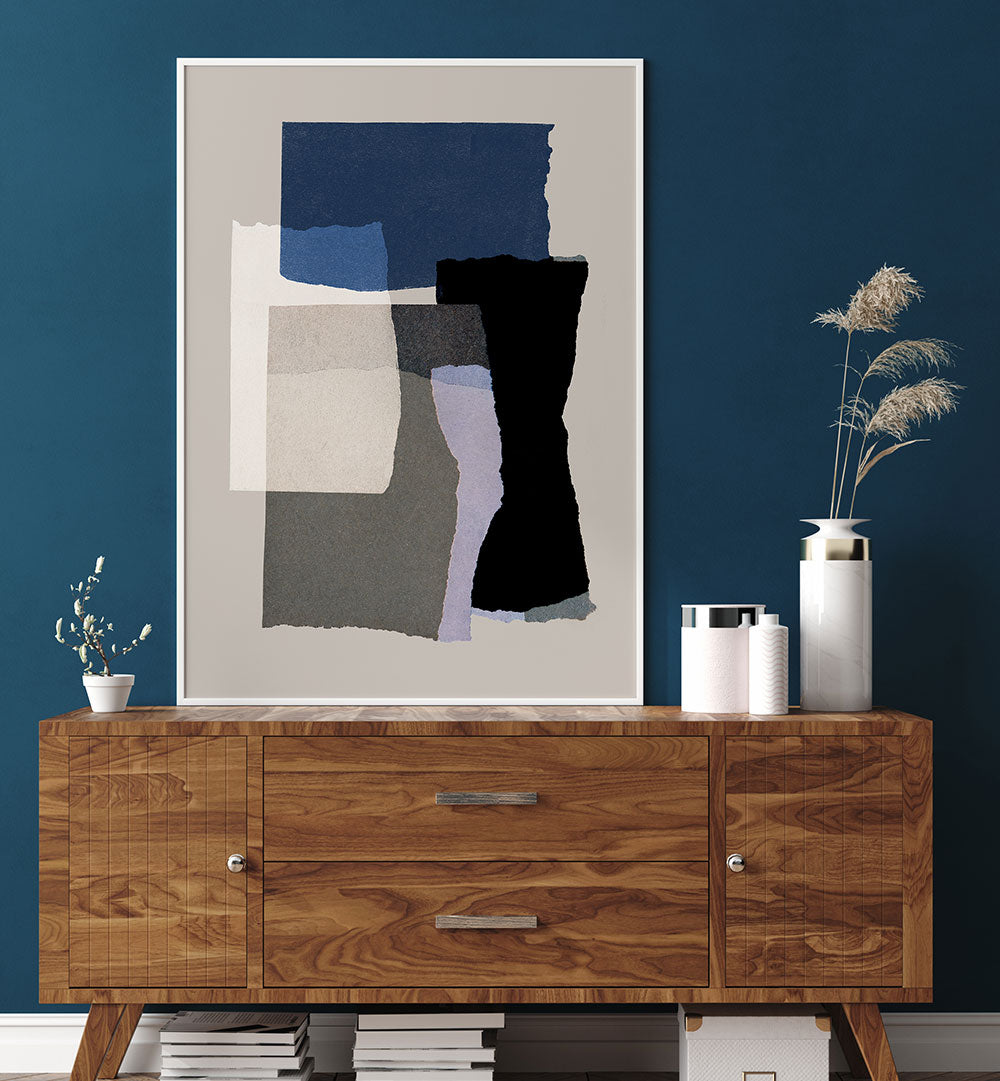 PIECES III , GEOMETRIC ART PRINTS